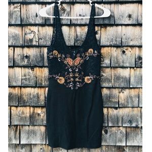 Free People Embroidered Cocktail Dress NWOT